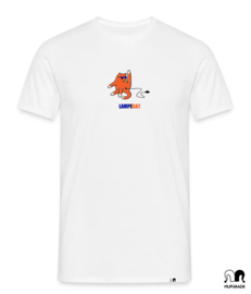 Shirt Lampegat-kat wit