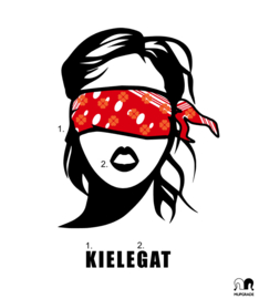 Shirt Kielegat blinddoek wit