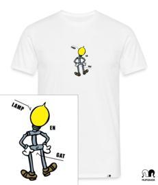 Shirt lampjesgat wit
