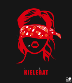 Shirt Kielegat blinddoek zwart