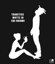 Shirt kruikenzeiker traditie zwart