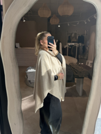 PONCHO BEIGE
