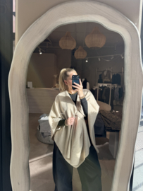 PONCHO BEIGE