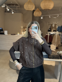 DANI BODYWARMER | CHOCO