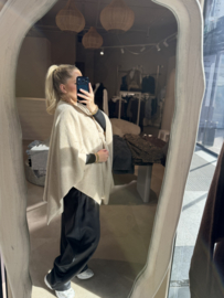 PONCHO BEIGE