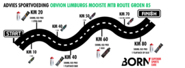 Limburgs mooiste pakket groen 85km (MTB)