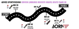 Limburgs mooiste pakket paars 80km (gravel)