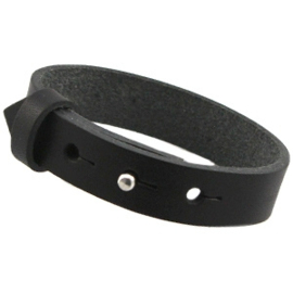 Lederen armband Nero Black