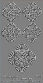 Textuurpapier Art Deco Shapes