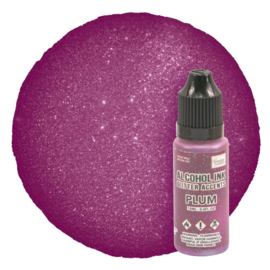 Alcohol Ink Glitter Accents Plum 12ml
