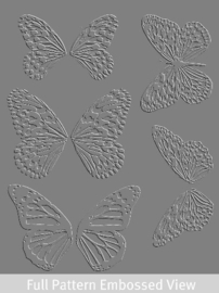 Textuurpapier Flutterbys