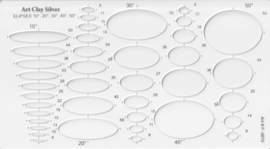 Sjabloon Large Ovals (0879)