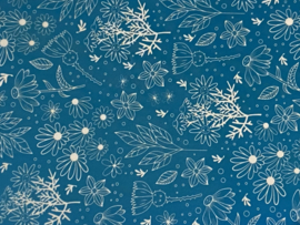 Silkscreen patroon 32 botanisch