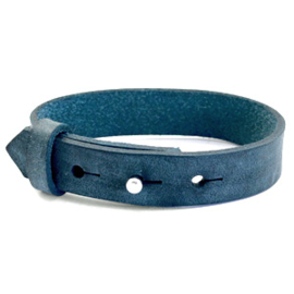 Lederen armband Blue Depths