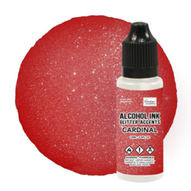 Alcohol Ink Glitter Accents Cardinal 12ml