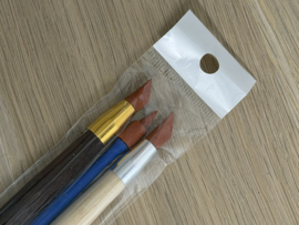 Rubberen tools dikke punt dubbelzijdig (3 stuks)