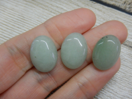 Cabochon ovaal 13x18mm aventurine (1 stuk)