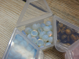 Cabochon rond 6mm opalite (1 stuk)