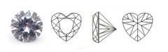 Zirconia hart lila - diverse maten