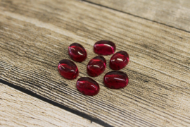 Cabochon ovaal 10x14mm corumdum (1 stuk)