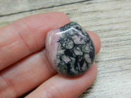 Cabochon 20x22mm rhodonite (1 stuk)