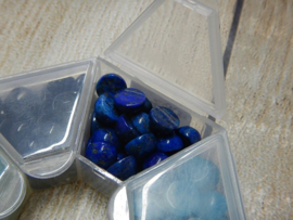 Cabochon rond 8mm lapis lazuli (1 stuk)
