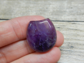 Cabochon 20x22mm amethyst (1 stuk)