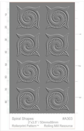Textuurpapier Spiral Shapes