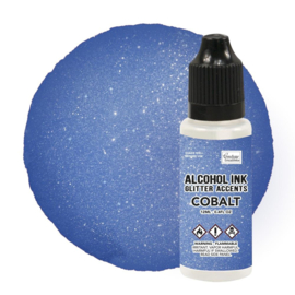 Alcohol Ink Glitter Accents Cobalt 12ml