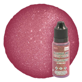 Alcohol Ink Glitter Accents Burgundy 12ml