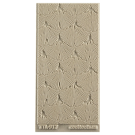 Textuurmat Gingko Strokes Embossed