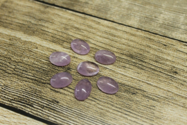 Cabochon ovaal 10x14mm amethyst (1 stuk)