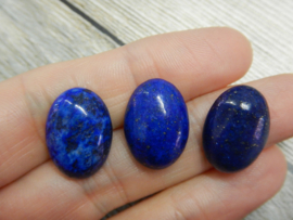 Cabochon ovaal 13x18mm lapis lazuli (1 stuk)