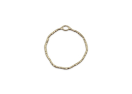 Hanger rond 35mm goud - 1 stuk
