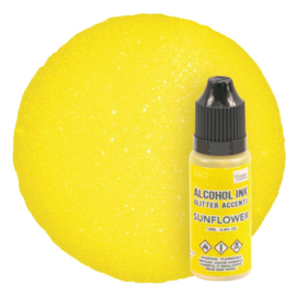Alcohol Ink Glitter Accents Sunflower 12ml
