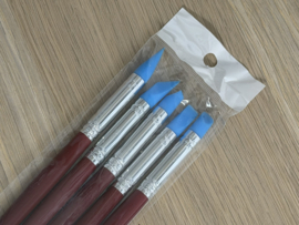 Rubberen tools dikke punt (5 stuks)