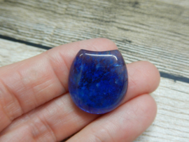 Cabochon 20x22mm watermelon stone glass (1 stuk)