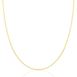 RVS schakelketting - goud - 45cm