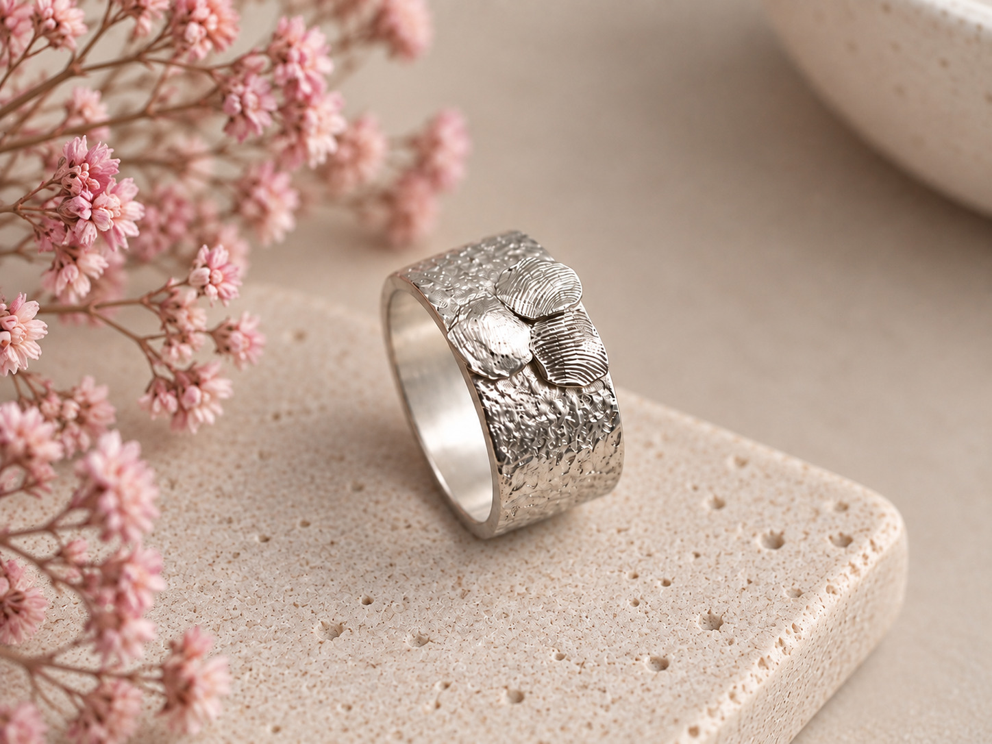ring met vingerafdrukjes