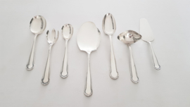 Silver plated Art Nouveaux Cutlery - 79-pieces/12-pax. - Makers mark GD - likely Belgium, period 1930-1950