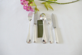 Christofle - Silver Plated Cutlery Set - Albi collection - 51-pieces/10-pax.