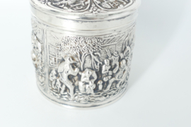 Nostalgic Old-Dutch Tea Caddy - H.Hooikaas for Douwe Egberts - the Netherlands, 1960s