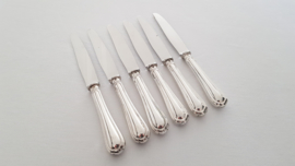 Christofle - set of 6 luncheon/breakfast knives - Spatours collection
