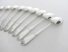 Set of 12 Silver Plated Dinner Spoons - Saglier Freres - France, c. 1920