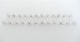 A set of 12 Silver Plated Art Deco Knife rests - Belgium, c. 1930