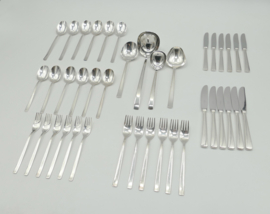Silver Plated Cutlery Canteen - 40-piece/6-pax. - Nieuwpoort - the Netherlands, 1960's