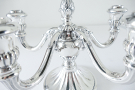 A Silver 5-Light Candelabra - Jacob Grimminger, Schwäbisch Gmünd - c. 1910