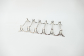 Set van 6 verzilverde Neoklassieke messenleggers - Orfevrerie 'd Art Miele & Co.- België, 1900-1914