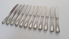 Extensive Silver-plated cutlery set in Louis XV / Rococo-style - 137-piece/12 pax. - Solingen, Germany