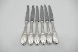 Christofle - Delafosse - Set of 6 antique dessert knives - France, 1907-1914